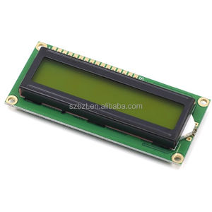 Écran <span class=keywords><strong>LCD</strong></span> <span class=keywords><strong>16x2</strong></span> caractères LCD1602A 5V avec rétroéclairage bleu / vert jaune - Product Image 3
