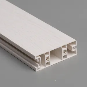 High Quality Customize Extruded Plastic Profiles U-shaped extrusion hard pvc profiles