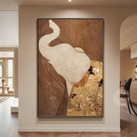 Peinture murale sur toile à thème animalier classique chinois, décoration vintage pour salon, œuvre d'art suspendue haut de gamme pour entrée