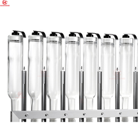 Máquina Dispensadora de Perfume, Dispensador Manual de Líquidos con Grifo de Vidrio, Juego de Barra para 12 Botellas de Aceites Esenciales, Barra de Perfume Pequeña