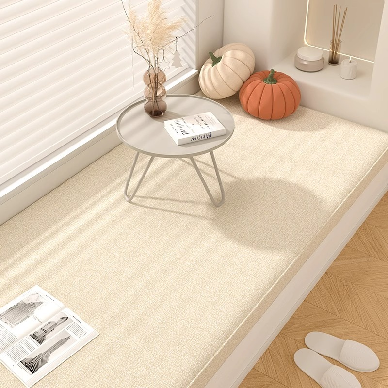 Coussin de baie vitrée à vitre droite - Riz au thé au lait