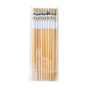 Baguettes en bambou Panda de dessin animé, rondes, antidérapantes, durables, pour usage domestique, une par personne, motif porte-bonheur de grande valeur - Product Image 3