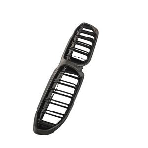 Parrilla delantera de fibra de carbono negra brillante, rejilla delantera de doble línea para <span class=keywords><strong>BMW</strong></span> G20 G21 <span class=keywords><strong>330i</strong></span> M340i 2019 2020 <span class=keywords><strong>2021</strong></span> - Product Image 1