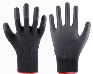 Găng tay làm việc an toàn Găng tay dệt kim nylon Găng tay làm việc phủ PU trên cùng để làm sạch thiết bị điện tử - Product Image 5