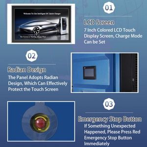 Maxpower 120kw năng lượng mới Floorstanding EV sạc thương mại DC sạc nhanh sạc điểm EV sạc các nhà sản xuất - Product Image 4