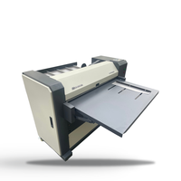 Máquina Plegadora de Dibujos de Construcción, Plegadora de Papel A4 A1 A2 A3, Plataforma de Recepción Semiautomática, Bajo Nivel de Ruido, Pantalla Táctil
