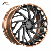 Jantes forgées CF 21 22 pouces 5x114.3 PCD 66.1 CB pour voitures particulières, compatibles avec Li Auto L8 L9, jantes de luxe