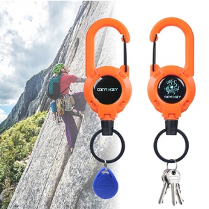 Deyi 6890 Nhiệm Vụ Nặng Nề Kính Thiên Văn Khóa Logo Tùy Chỉnh ID Huy Hiệu Reel Dây Thép Carabiner Đa Chức Năng Huy Hiệu Chủ Sở Hữu Phụ Kiện - Product Image 1