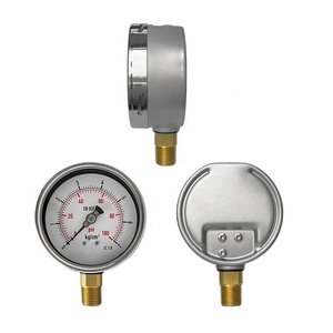 300bar معبأ بخيط مقاوم للصدأ ، جلسرين ، مقياس ضغط الهواء بالماء بدقة عالية ، مقياس ضغط الهواء - Product Image 1