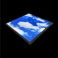 Luminaires LED modernes personnalisables 40W 595x595mm 60x60, ciel bleu, nuages blancs, panneau lumineux LED, éclairage de plafond, éclairage intérieur