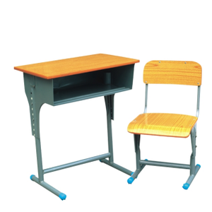SONGYE - Juego de Escritorio y Silla Ajustable para Estudiantes, Diseño Moderno, con Estructura Metálica y Material de Madera, para Aula Escolar, Modelo ST-101A - Product Image 5