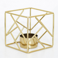 Base de bougies chauffe-plat doré Vintage, 1 pièce, décoration de maison, porte-bougies