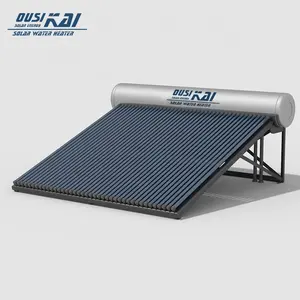 15 tubes /150 liter heat pipe pressurized solar water heater for project