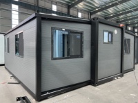 Maison conteneur préfabriquée extensible 20Ft 30Ft 40Ft, prête en 3 heures, 3 4 5 chambres, mobile, clé en main, villa, cabane