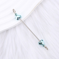 Perles focales en silicone et PVC pour la création de tiges perlées DIY en forme de cœur, de gourde, de fleur, d'étoile, accessoire de porte-clés en métal, tige perlée