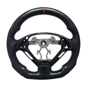 Nuevo Producto en Oferta: Volante Deportivo de Fibra de Carbono y Cuero Perforado con LED para Infiniti G27 G37 - Product Image 1