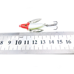 Anzuelo de pesca de hielo, anzuelo de plomo, señuelo falso de Metal, anzuelo triple, plantilla de plomo, lentejuelas, cuchara de Metal de invierno, señuelo de pesca - Product Image 3