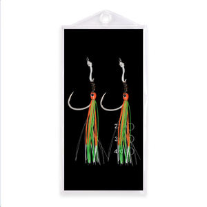 Hameçons assistés doubles et simples en acier à haute teneur en carbone OEM 2 #   1 #   Anneau solide lumineux 1/0 2/0 3/0 pour la pêche au poisson-chat et au bar en eau salée - Product Image 6