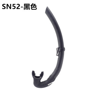 Tubo de snorkel de PVC, tubo de snorkel húmedo, semiseco, duradero, unisex, equipo de natación para buceo y deportes acuáticos - Product Image 4