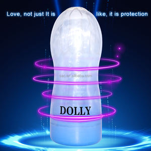 Sacknove sản phẩm người lớn mới người đàn ông máy bay thủ dâm dương vật Exerciser TPE tinh thể rõ ràng người lớn quan hệ tình dục đồ chơi nam masturbator cup - Product Image 3