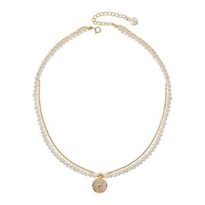 Collar de Doble Capa con Pétalos de Rosa Templados Versátiles para Mujer, Perla de Agua Dulce, Estilo Lujoso y Fresco - Product Image 5