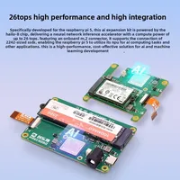 Module de passerelle IoT industriel intelligent haute performance Raspberry Pi 5 Hailo-8 AI Accelerator HAT 26 TOPS pour l'inférence des données à l'extrémité
