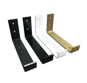 장식 선반 브래킷 벽 마운트 선반 지원 브래킷 철 선반 하드웨어 나사 - Product Image 3