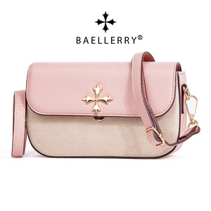 Baellerry Women's Crossbody Bag Horizontal <b>Square</b> Color Blocking Anti-Theft Multi-Pocket Phone Wallet Spring 2024 - Product Image 3