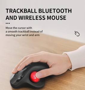 Chuột <span class=keywords><strong>Trackball</strong></span> Không Dây Có Thể Sạc Lại Thiết Kế Công Thái Học Chuột <span class=keywords><strong>Trackball</strong></span> Không Dây Với Hình Dạng Tay Phải Được Điêu Khắc - Product Image 6
