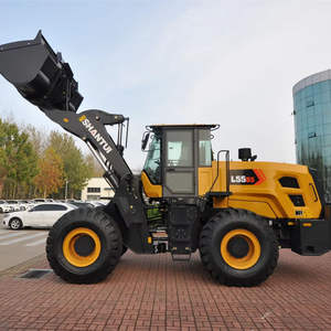 Nouveau modèle de chargeuse sur pneus Chine Top Brand L55-B5 5 3m3 avec pièces de rechange - Product Image 1