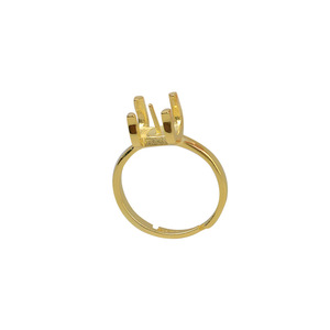 Anillo de Plata S925 con Cuatro Garras, Anillo Abierto para Mujer, Anillo de Dedo con Perla de 7-7.5 mm, Accesorios de Joyería DIY, Semiterminado 1886 - Product Image 5