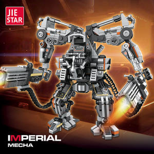 JIESTAR JJ9170 684PCS Série de films Hacker Empire Robot Ornement Blocs de construction Modèle Jouet éducatif technique Cadeau de festival - Product Image 2