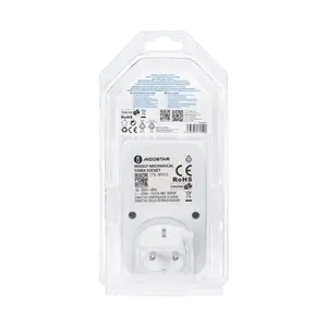 Minuterie mécanique hebdomadaire avec prise, blanche, 168 heures de programmation, idéale pour contrôler les appareils électriques - Product Image 3