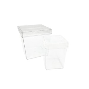 Wholesale Square Bottle PC Materials Plant Culture Boxes with Lids Plastic Square Tissue Culture Bottles