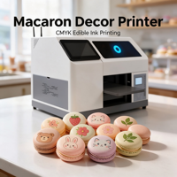 Imprimante alimentaire numérique personnalisée pour macarons, machine d'impression photo sur gâteaux et aliments A4