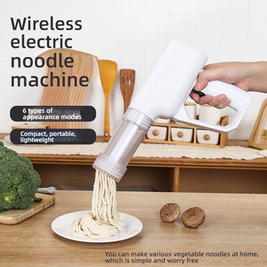 Máquina de Pasta Multifuncional Inalámbrica 6 en 1, Máquina Automática para Hacer Pasta Casera para Espaguetis y <span class=keywords><strong>Fettucine</strong></span> - Product Image 6