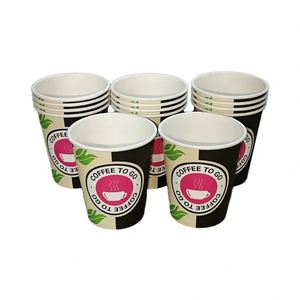Gobelet jetable biodégradable en PLA à double paroi, étanche, 3oz-4oz, pour café chaud/froid, vin, boissons gazeuses à emporter - Product Image 2