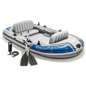 Bote inflable de aire grueso, Kayak plegable de PVC para pesca