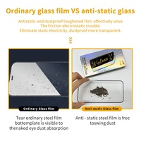 Esd Og It's Me Glass Hd Clear Anti-Statische Gehard Glas Schermbeschermer Voor Iphone 15 14 13 12 11 Pro Max X Xs Xr 6 7 8 Plus