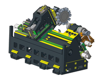 Centre de tournage CNC Fanuc à lit incliné, double broches, tourelles porte-outils à double alimentation, tour de haute précision 7 axes pour BL-H55SY2