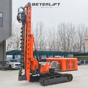 Địa hình gồ ghề thủy lực mặt đất điện vít đống điều khiển năng lượng mặt trời đống điều khiển máy Đóng cọc để bán - Product Image 2