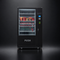 Distributeur automatique intelligent de cosmétiques, aliments, snacks, boissons, avec refroidissement, lecteur de cartes, SDK, code QR, monnayeur et gestion cloud
