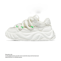 Chaussures de marche décontractées tendance, baskets épaisses et confortables de créateur, unisexe, plateforme, respirantes, semelle épaisse, style running