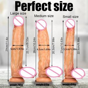 Женский мастурбатор Анальная пробка с присосками реалистичный очень длинный имитационный пенис большой cocl фаллоимитатор для женщин геи - Product Image 6