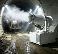 Canon à brouillard monté sur camion pour la suppression de la poussière, pulvérisateur à eau pour chantier minier