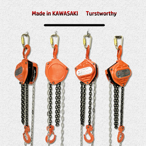 Paranco a Catena Manuale <span class=keywords><strong>KAWASAKI</strong></span> da 1 Tonnellata, 2,5m, Resistente, G80, per Officina, Miniera, Cava, Tunnel, Costruzioni - Product Image 4