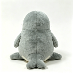 Peluche de foca personalizado, foca bebé gris de peluche, peluche suave de animal marino - Product Image 4