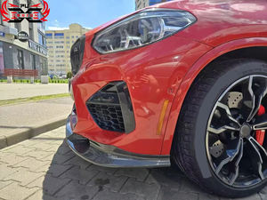 Kit de cuerpo divisor de parachoques delantero de labio delantero de estilo 3D de fibra de carbono de gran oferta para <span class=keywords><strong>BMW</strong></span> F97 X3M F98 <span class=keywords><strong>X4M</strong></span> 2019 - <span class=keywords><strong>2021</strong></span> - Product Image 5