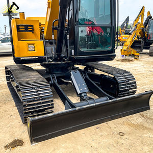Excavatrice d'occasion Sany SY95 pour travaux d'excavation pour bâtiments, compacte haute performance avec zéro mouvement de queue et chenilles en caoutchouc - Product Image 6