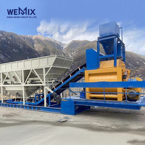 เครื่องผสมคอนกรีต MHZS120สำหรับโรงงานผสมคอนกรีตปราศจากรากฐานสายพานป้อนคอนกรีต - Product Image 6